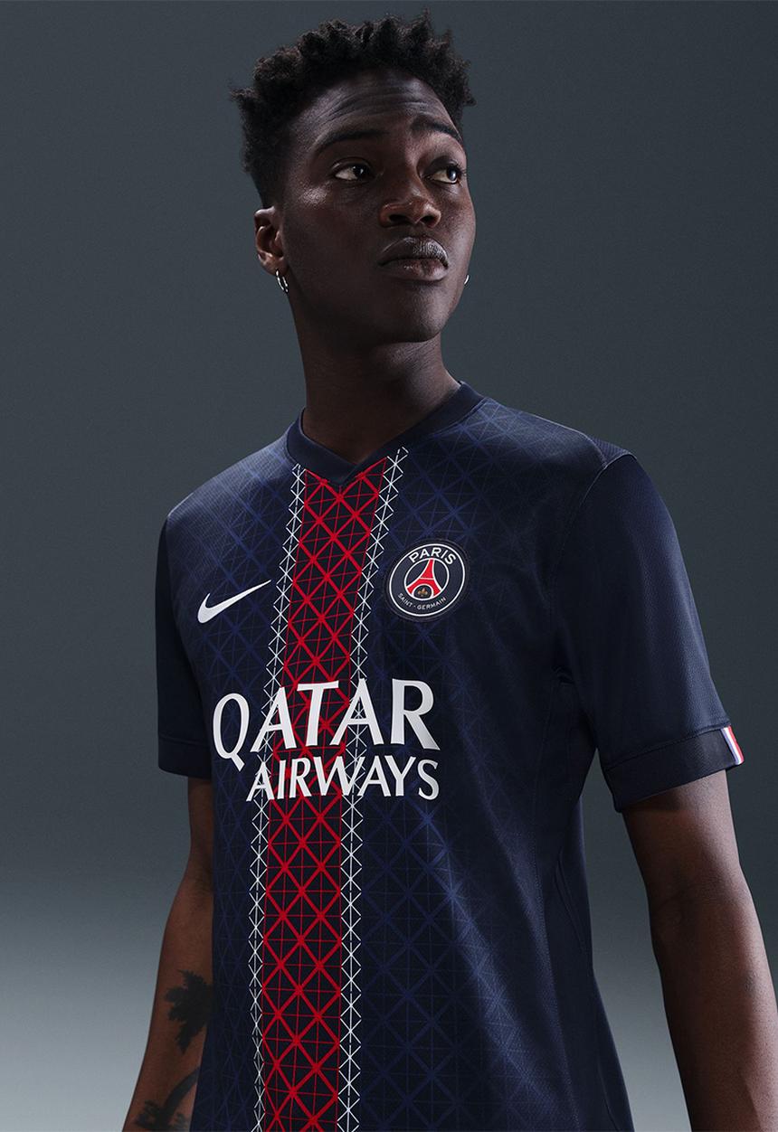 Nike - Paris Saint-Germain 2025/26 Stadium Home  Replica - Midnight Navy/Wht