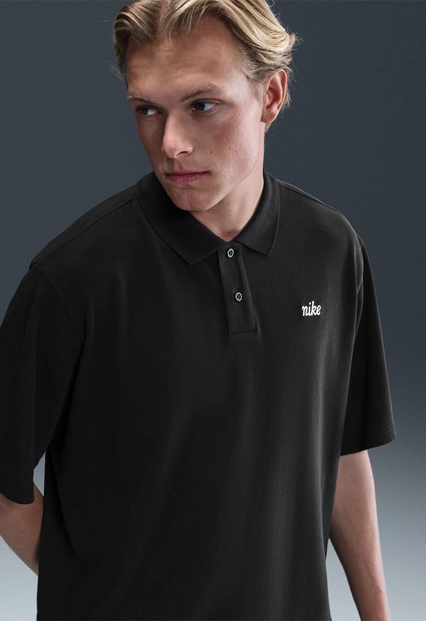 Nike - NSW  Club SS Polo Collection - Black/White