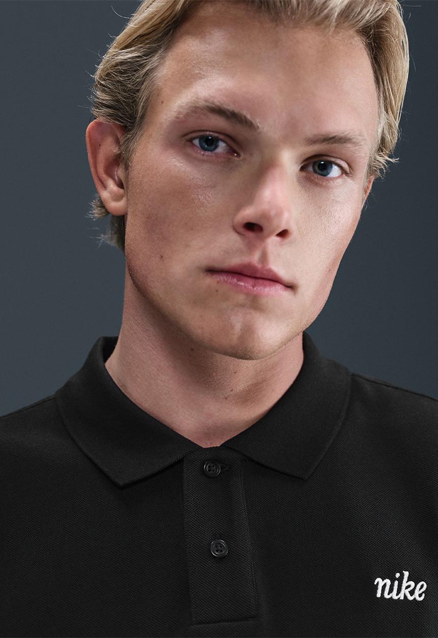 Nike - NSW  Club SS Polo Collection - Black/White