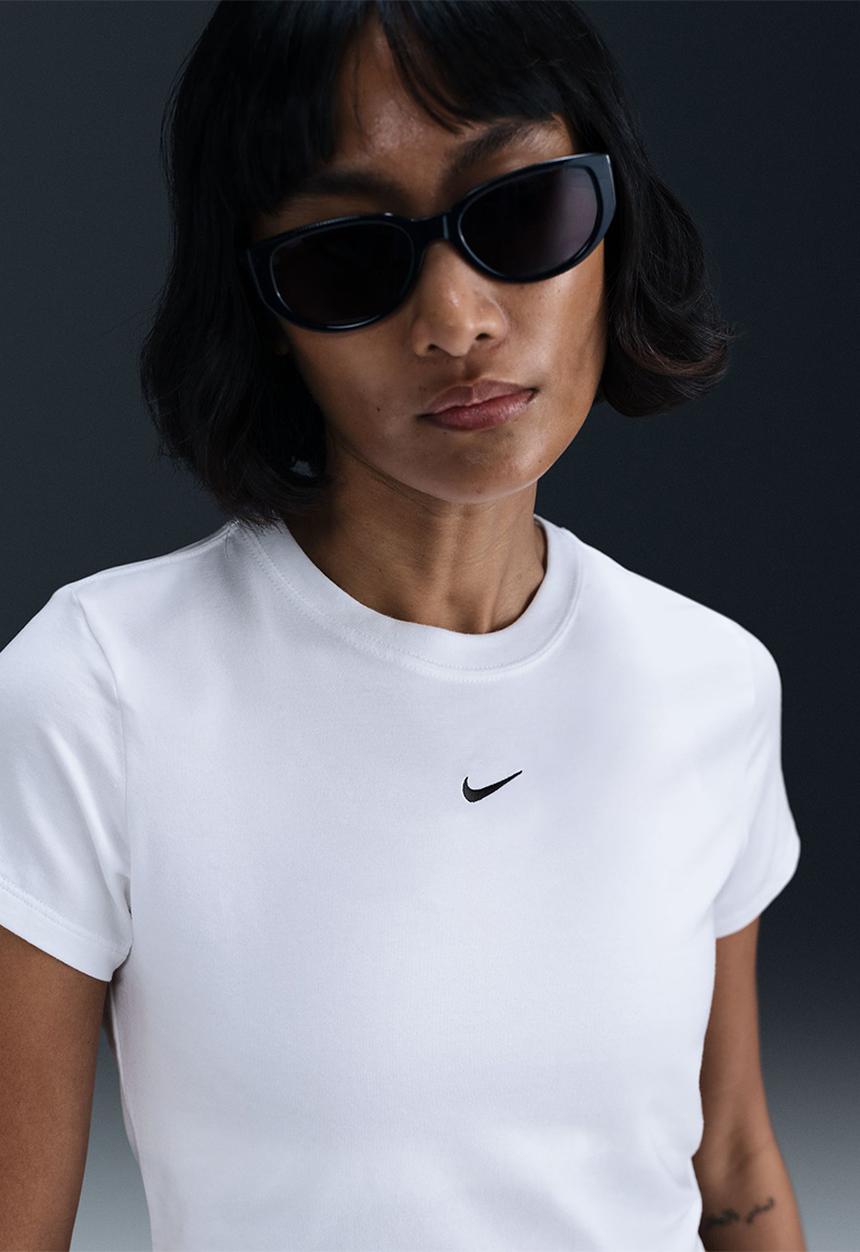 Nike - Nike Knit Crop - White/Black