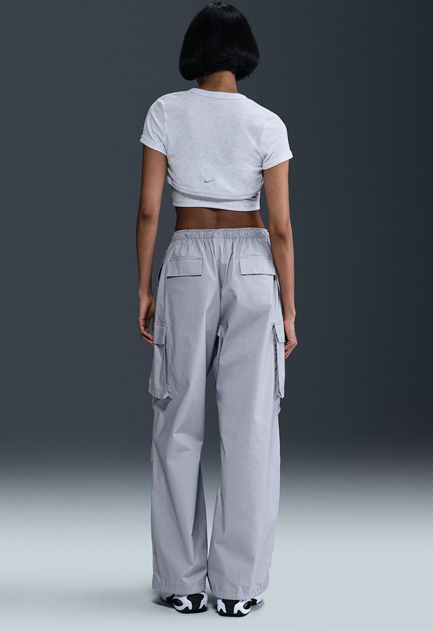 Nike - Nike Knit Rib Crop - Birch Heather/Lt Orewood Brn