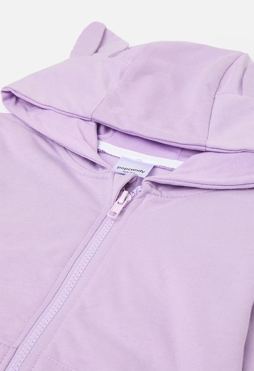Pop Candy - Hooded top & bottom set - purple & white