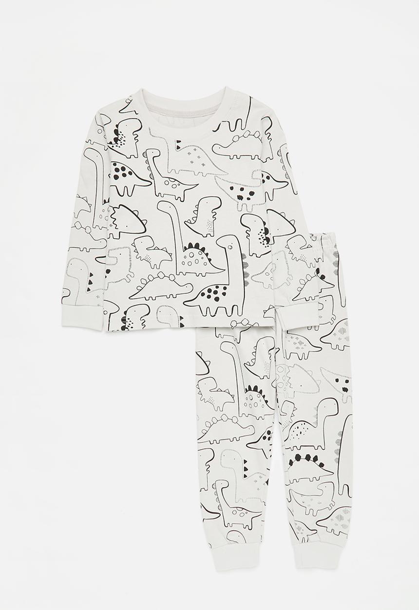 Pop Candy - Printed pj set - off white