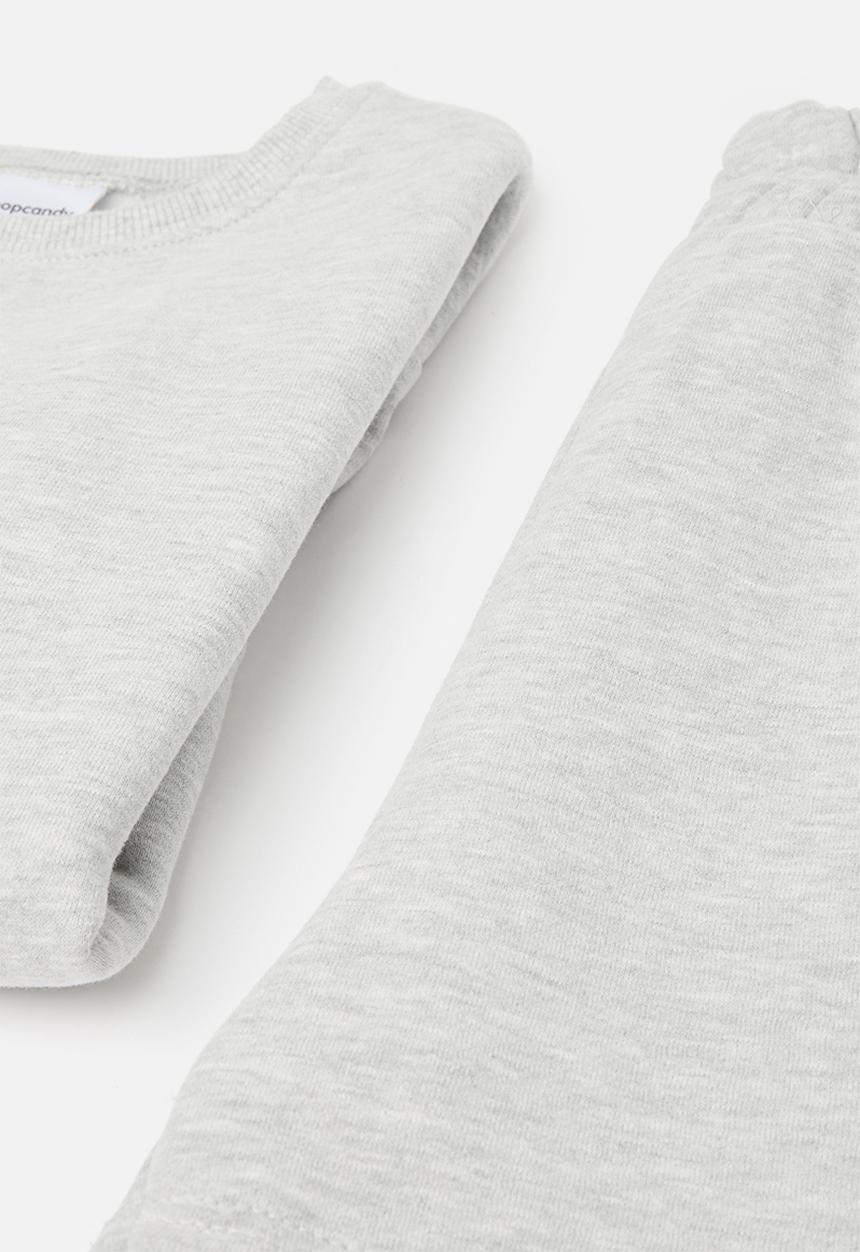 Pop Candy - Sweat top & short set - grey