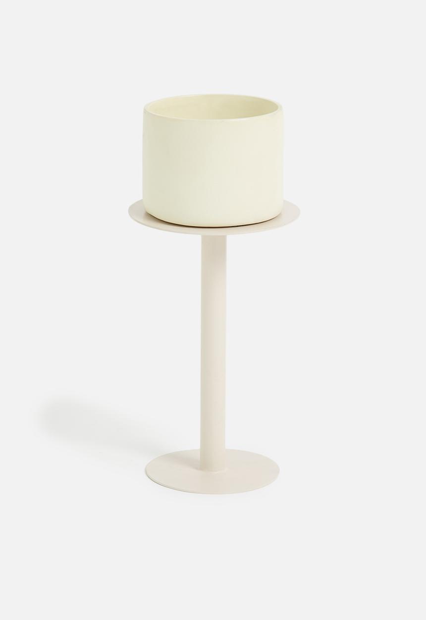 Native Decor - Demi planter - off white