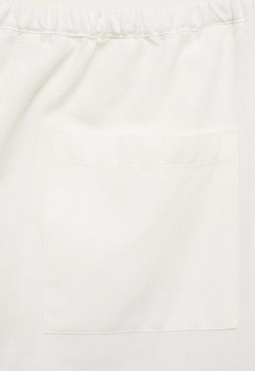 MANGO - Trousers michaela - white