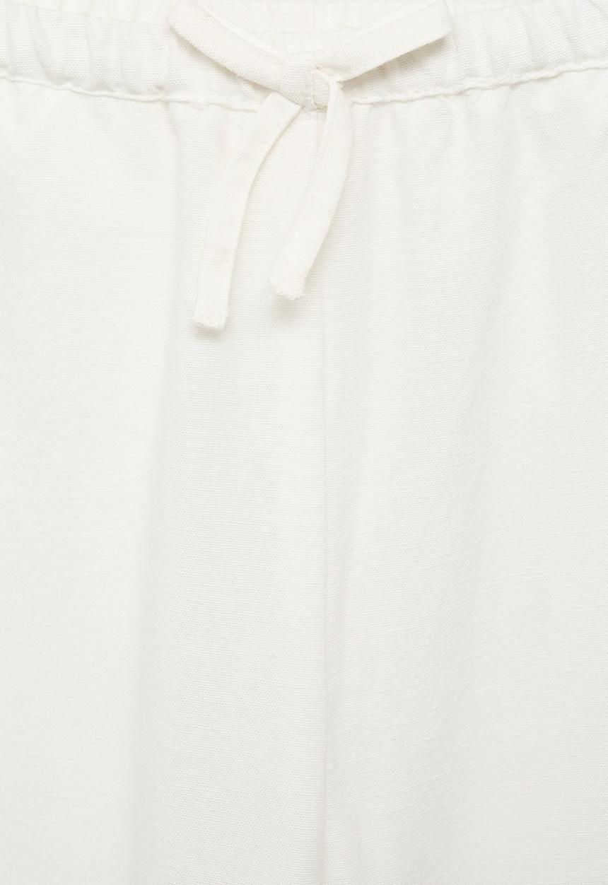 MANGO - Trousers michaela - white