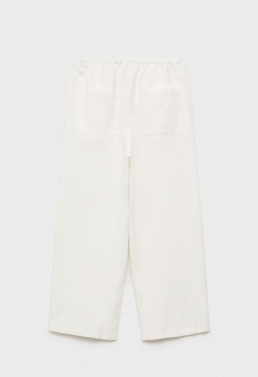MANGO - Trousers michaela - white