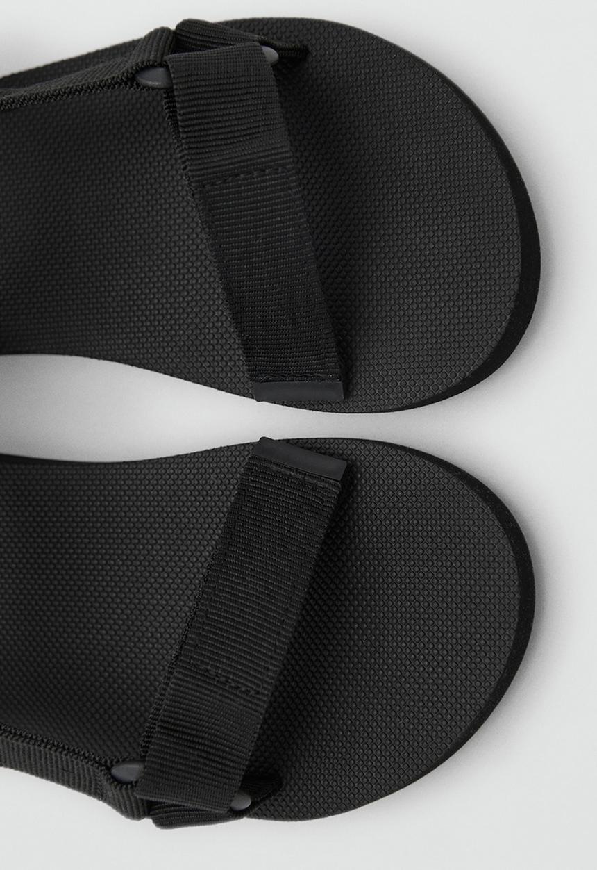 MANGO - Beach shoes route - black