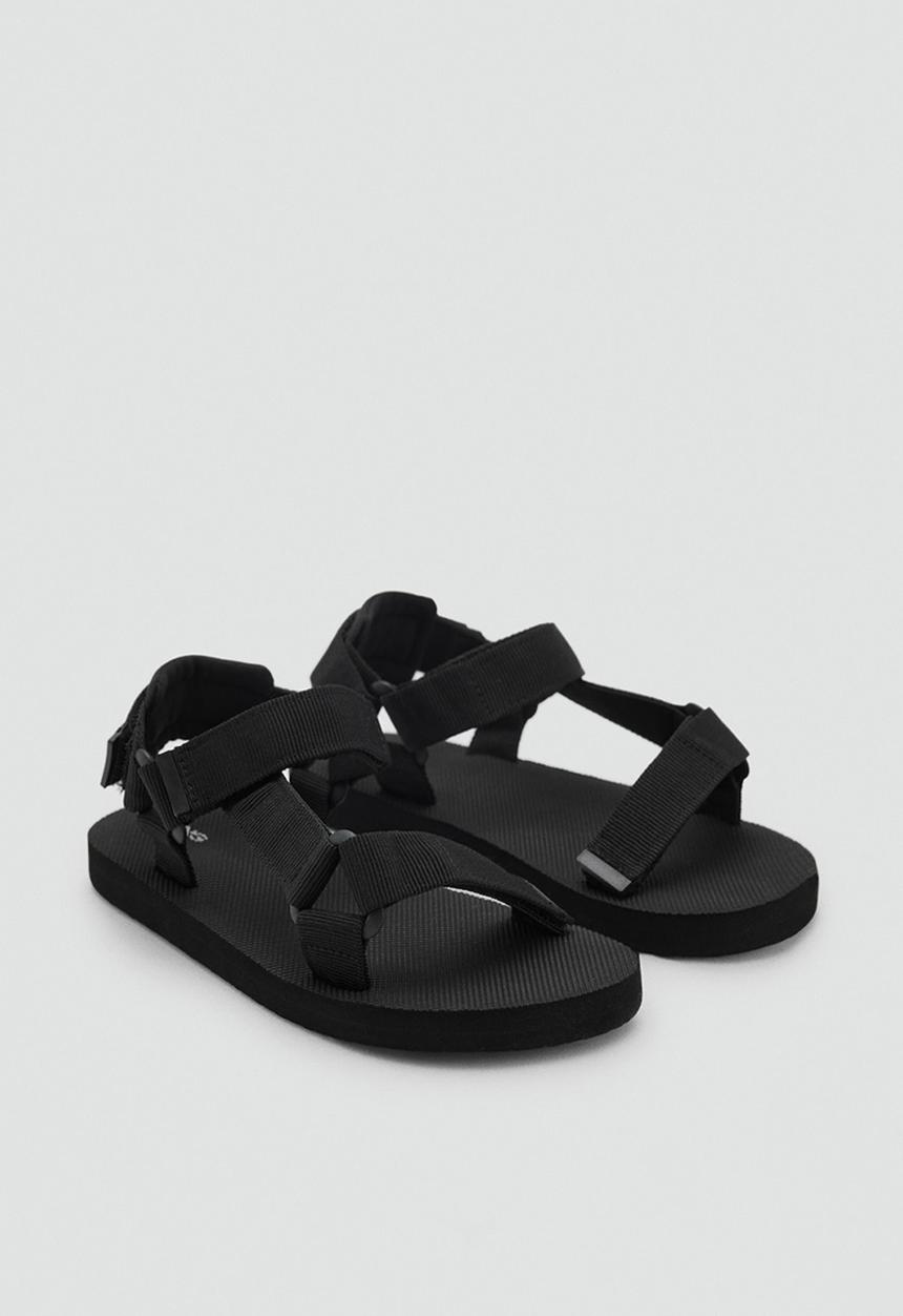 MANGO - Beach shoes route - black