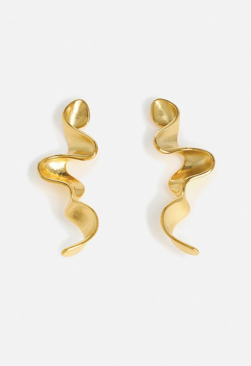 Zoe on Trend - Organic Style Earrings - gold