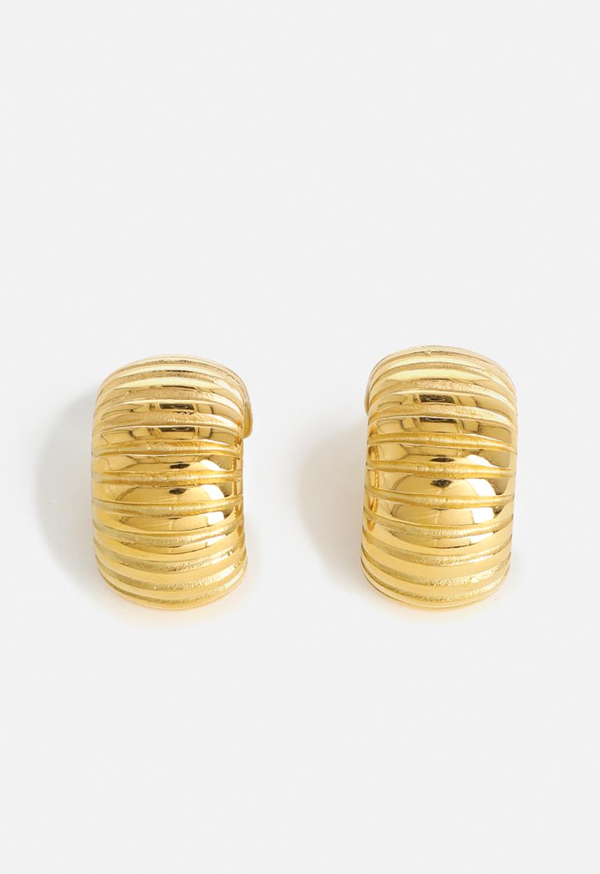 Zoe on Trend - Bold Designer Earrings - gold