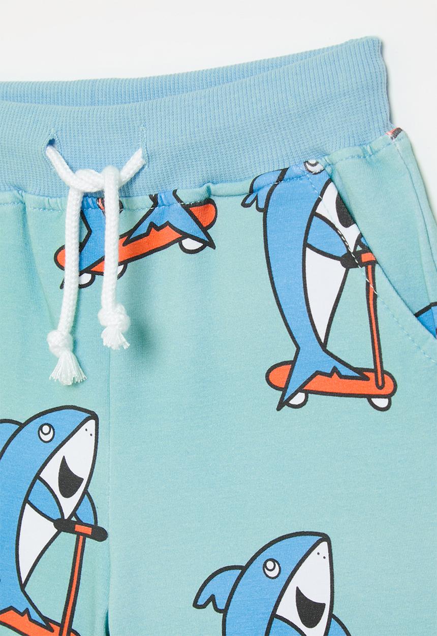 Pop Candy - Drawstring shorts - blue