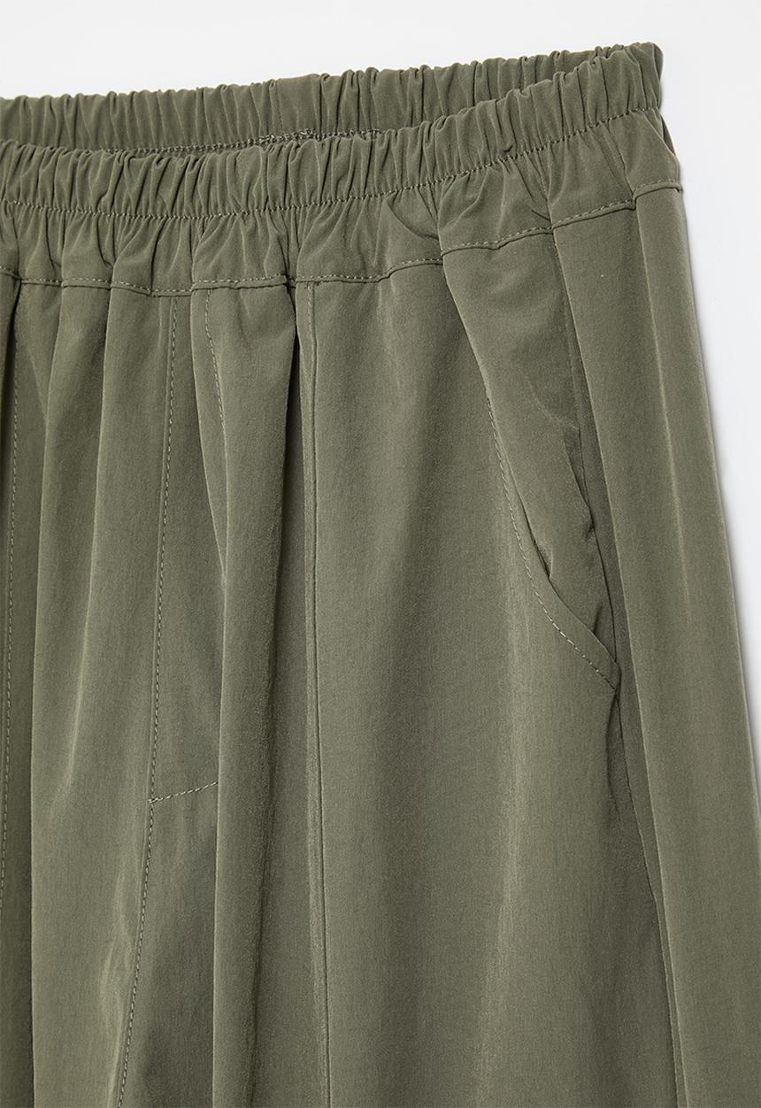Pop Candy - Cuffed utility-style trousers - dark khaki