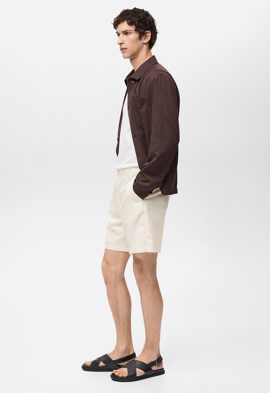 MANGO - Bermudas DARB - Light Beige