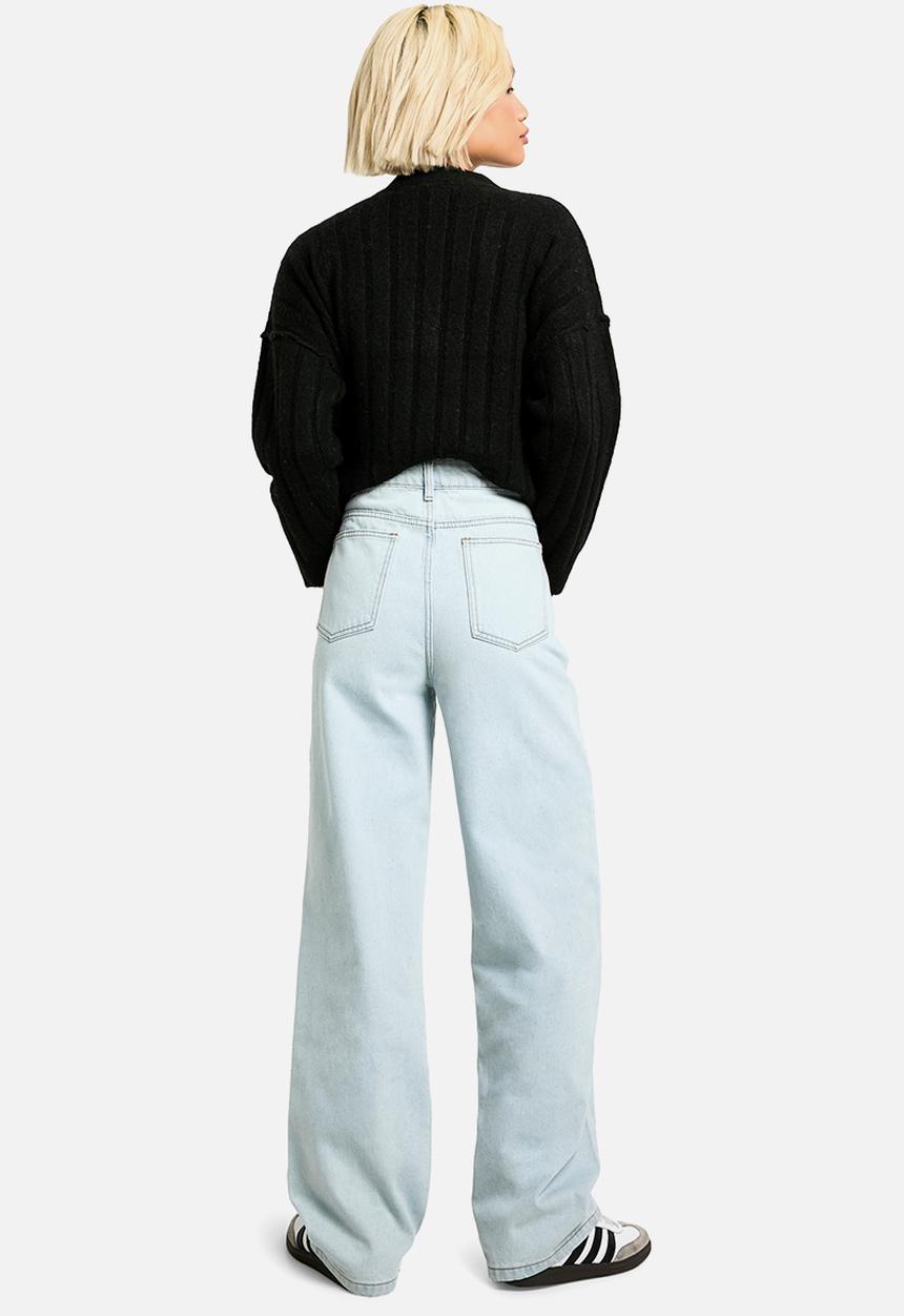 boohoo - Boohoo basics boyfriend jeans - blue