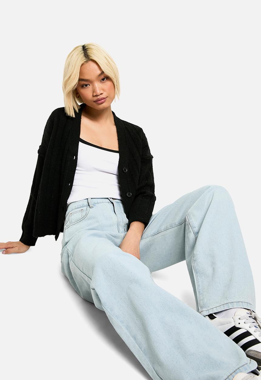 boohoo - Boohoo basics boyfriend jeans - blue