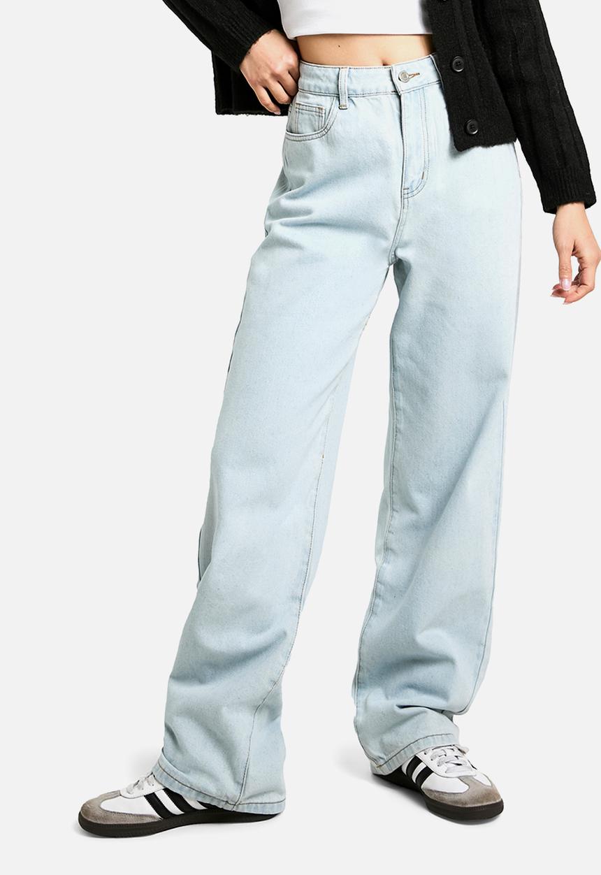 boohoo - Boohoo basics boyfriend jeans - blue