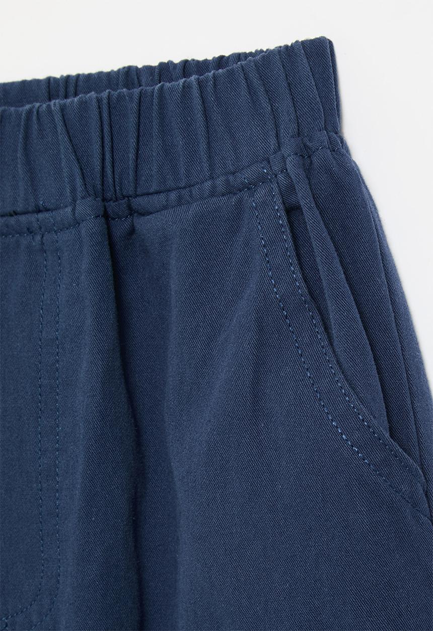 Pop Candy - Cotton twill shorts - navy blue
