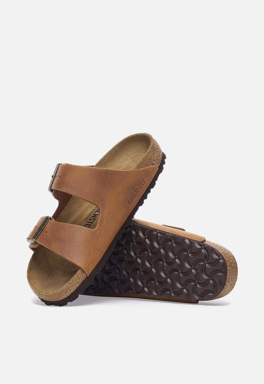 Birkenstock - Arizona BS oiled leahter narrow - cognac