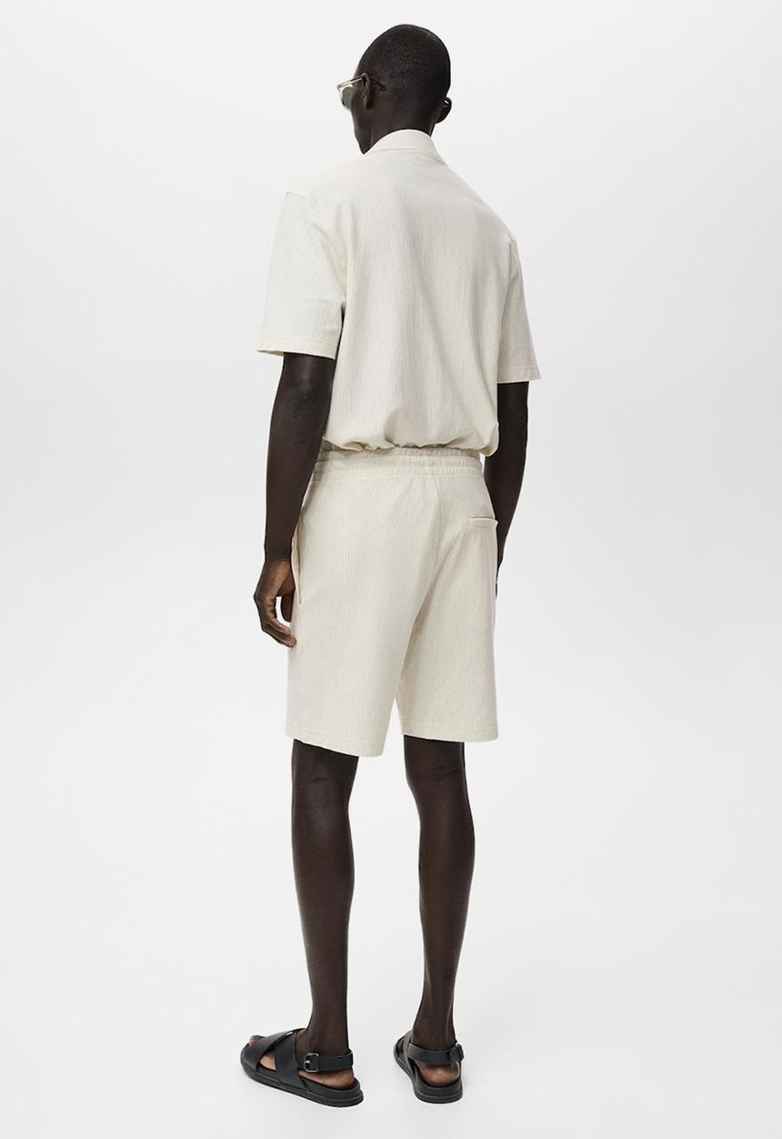 MANGO - Shorts MOYAS - Light Beige