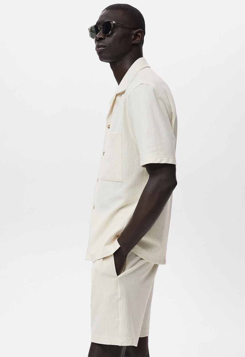 MANGO - Shorts MOYAS - Light Beige