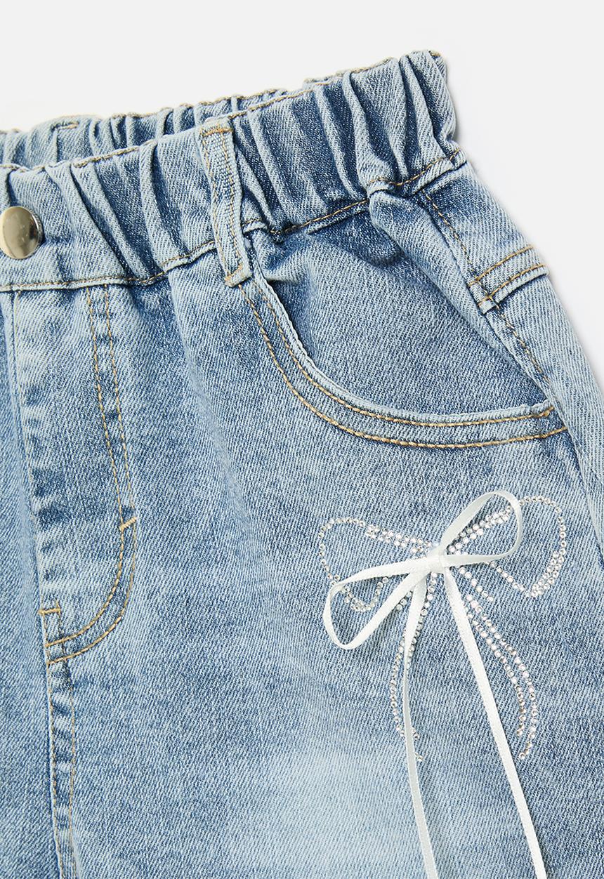 Pop Candy - Denim shorts - blue
