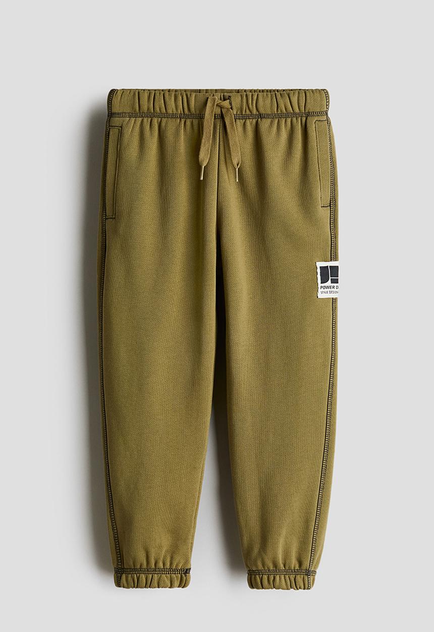 H&M - Cotton joggers - khaki green