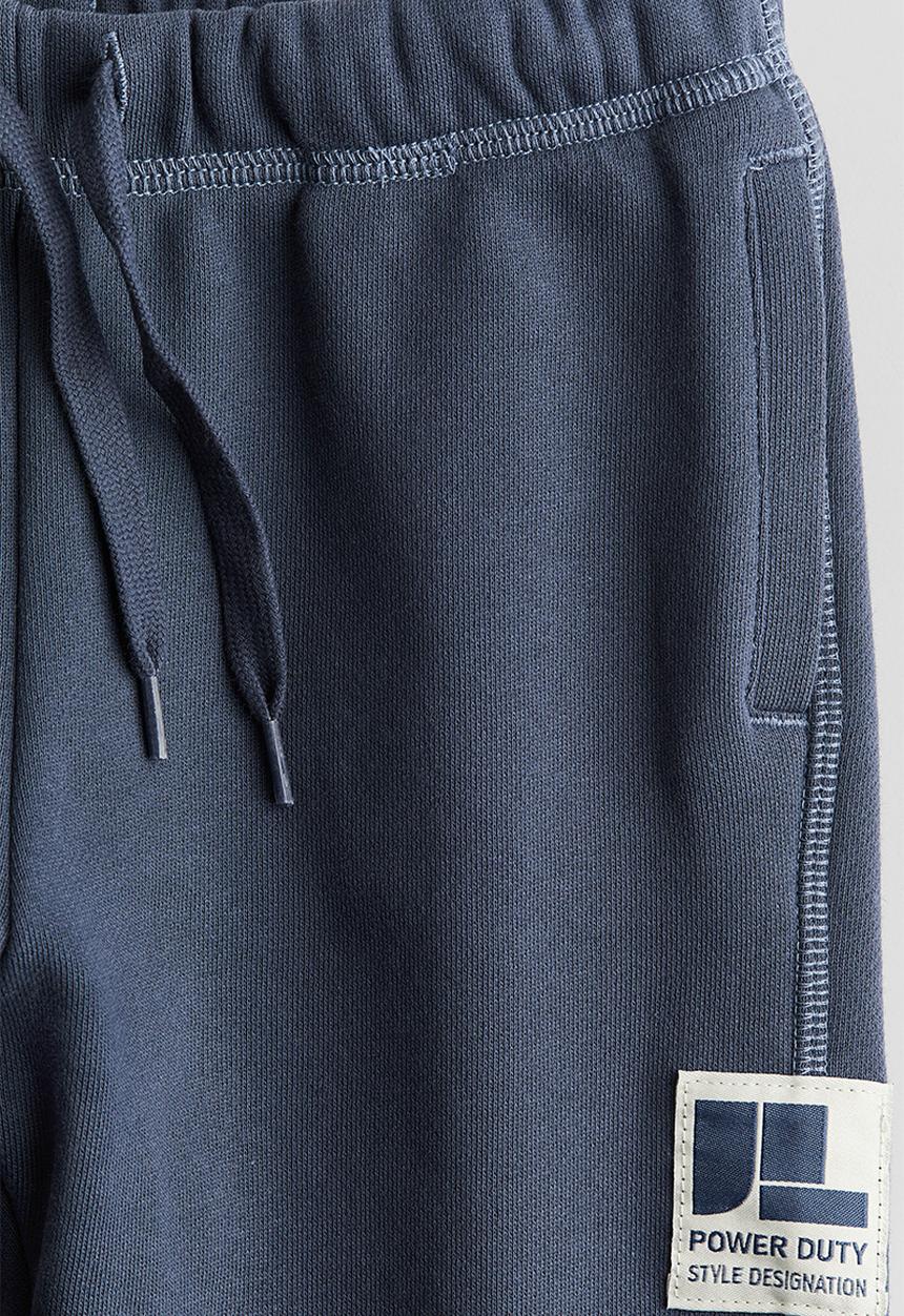 H&M - Cotton joggers - dark dusty blue