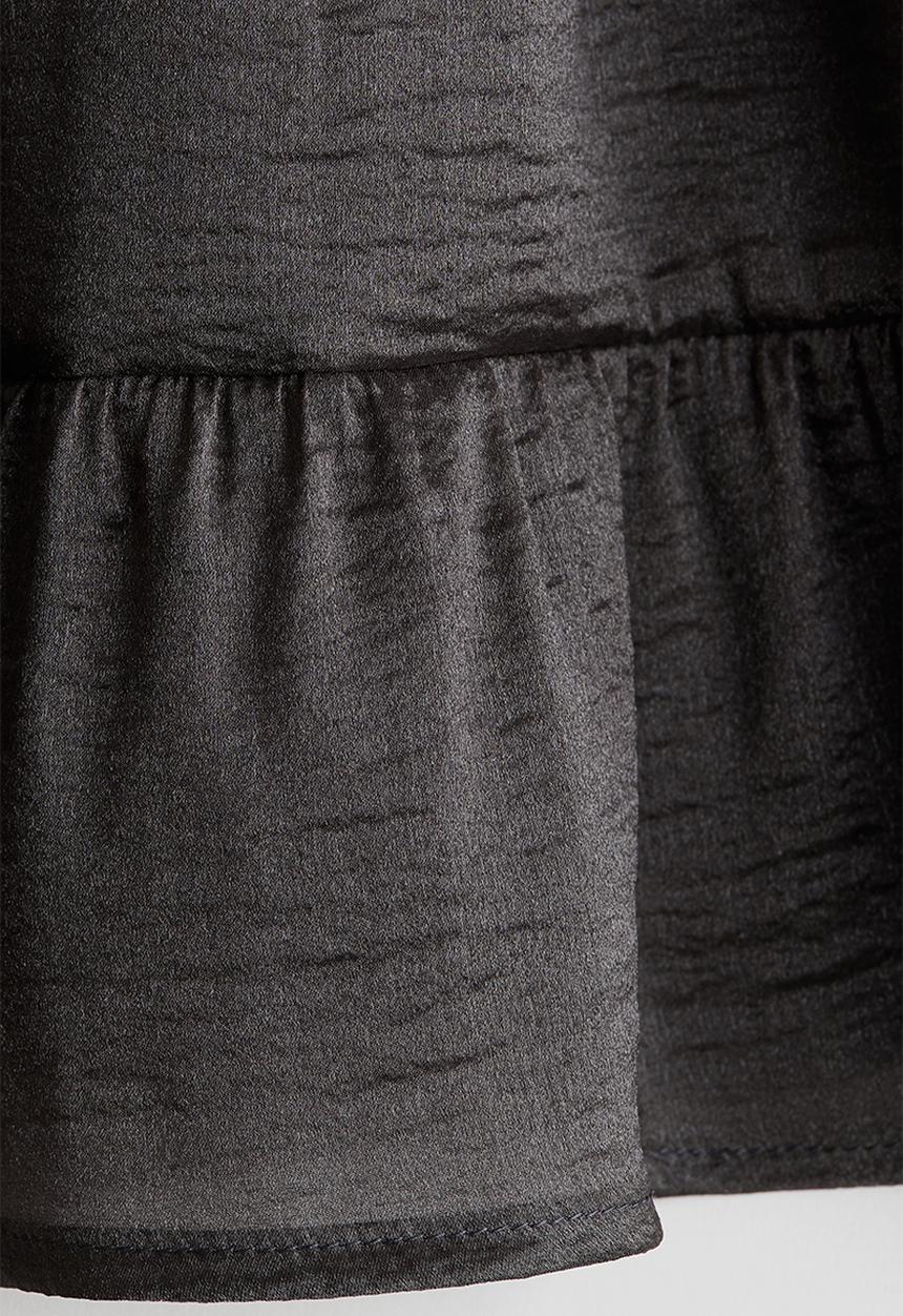 H&M - Tiered skirt - dark grey