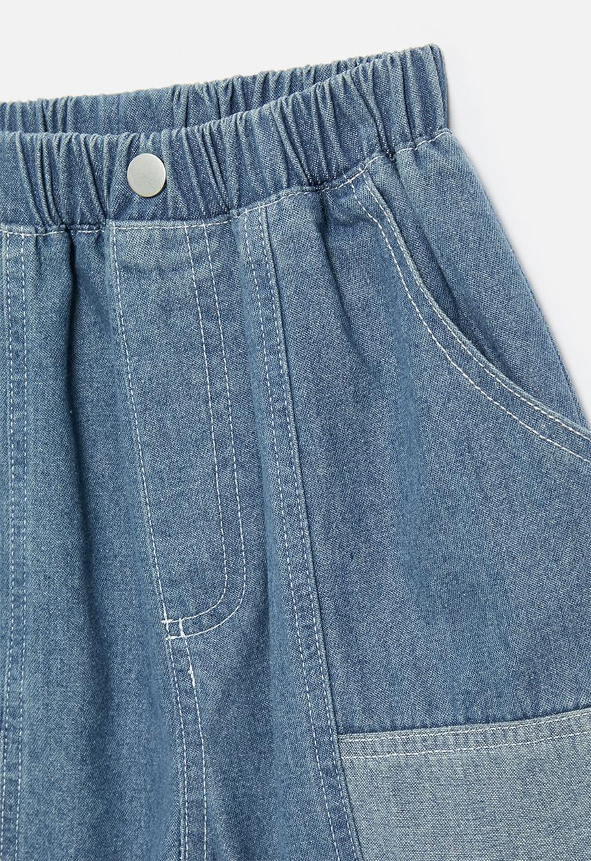Pop Candy - Denim shorts - blue