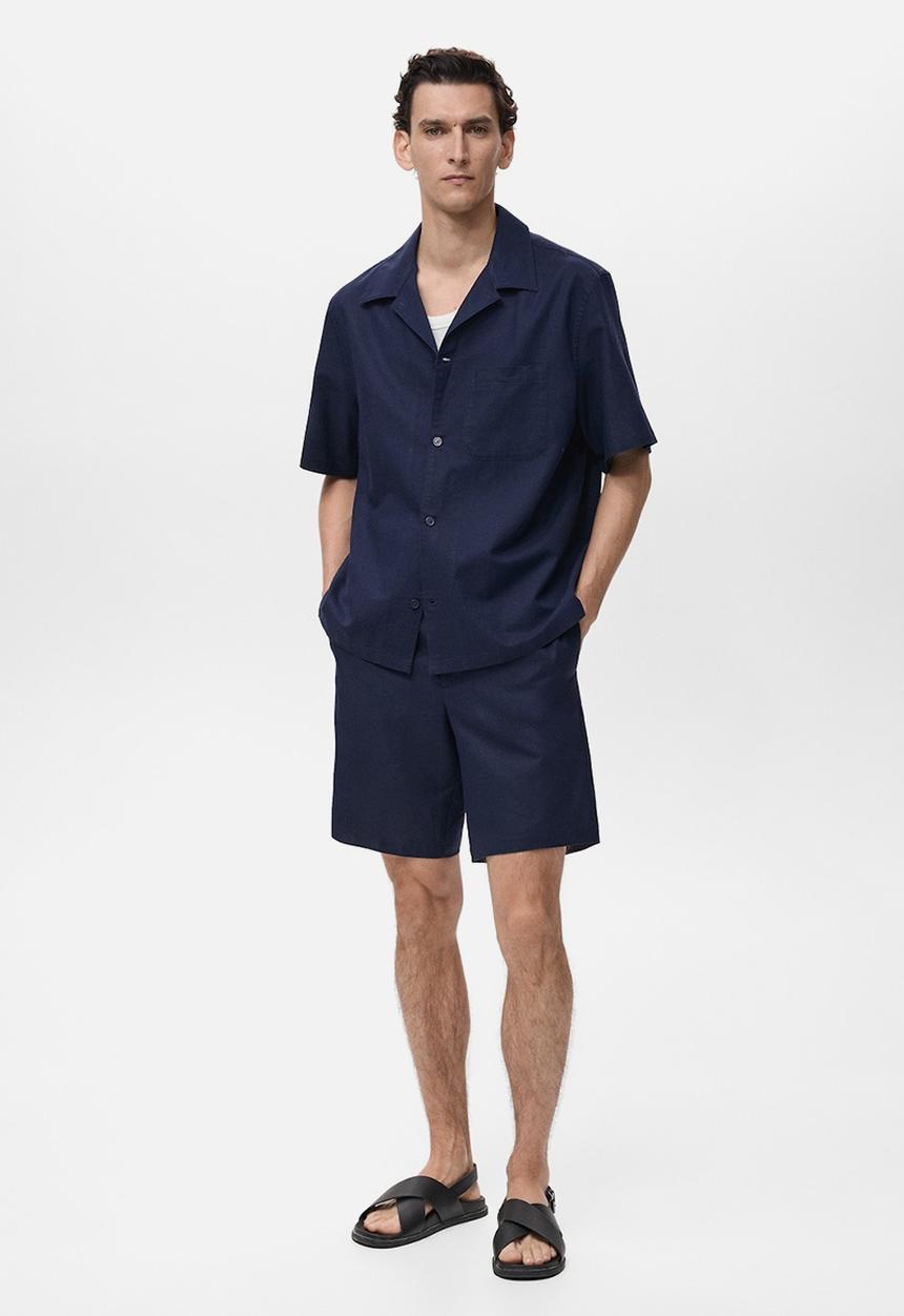 MANGO - Bermudas CABRERA - Dark Blue