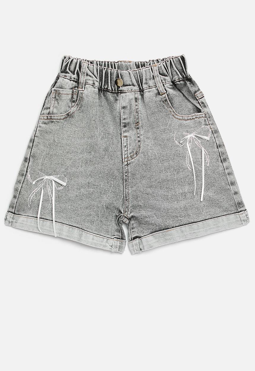Pop Candy - Denim shorts - grey
