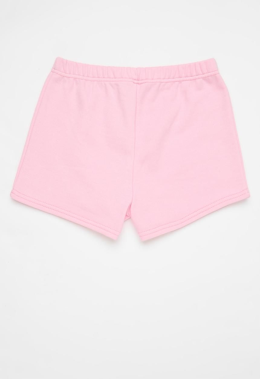 Pop Candy - 2 Pack sweatshorts - grey & pink