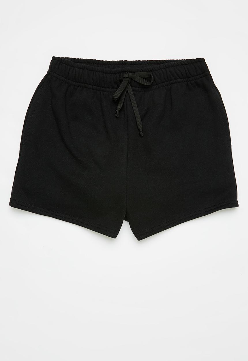 Pop Candy - 2 Pack sweatshorts - black & grey