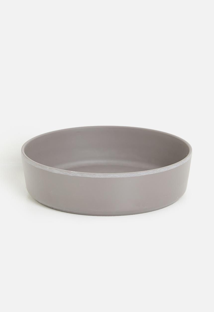 Excellent Houseware - Melamines platter - grey