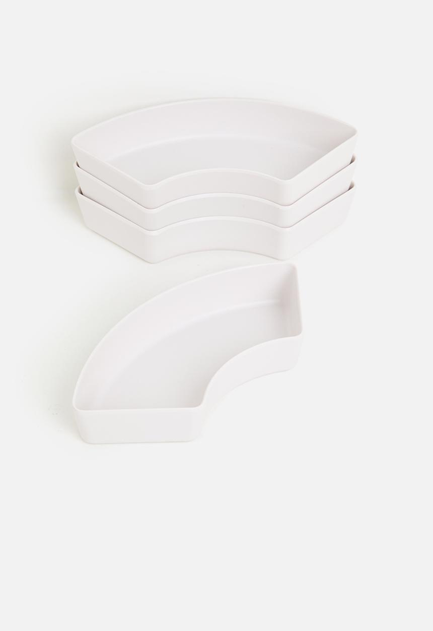 Excellent Houseware - Melamines platter - white 