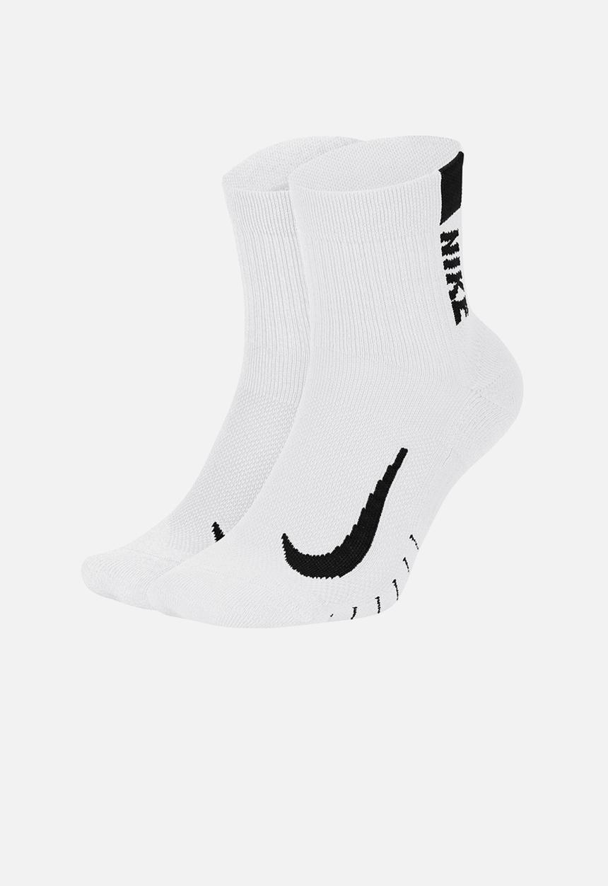 Nike - U Nk Mltplier Ankle 2Pr - White/Black