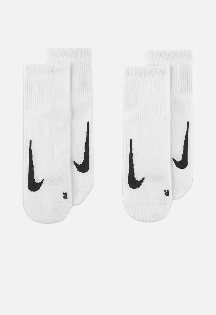 Nike - U Nk Mltplier Ankle 2Pr - White/Black