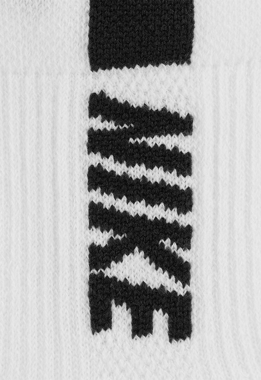 Nike - U Nk Mltplier Ankle 2Pr - White/Black