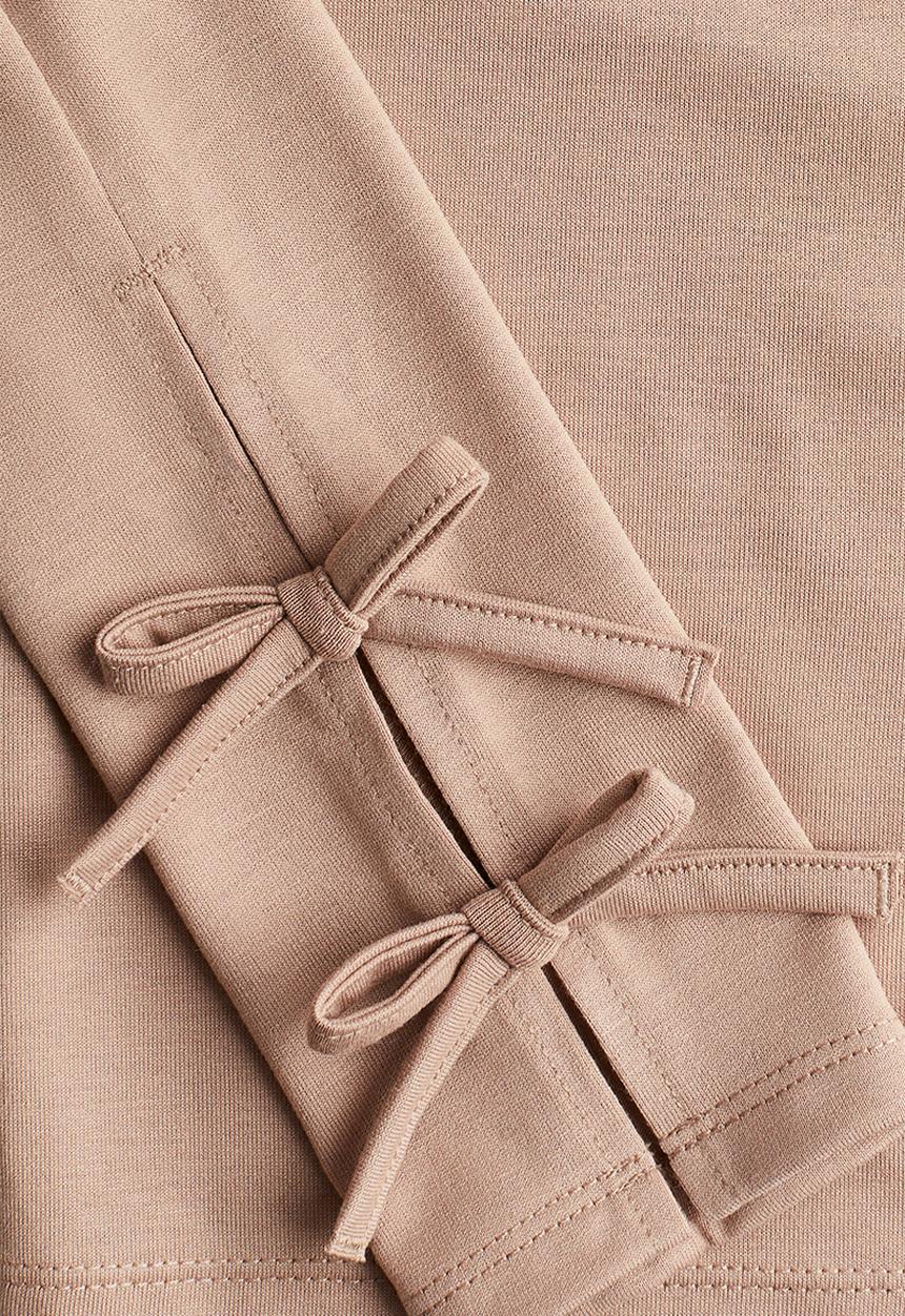 H&M - Long-sleeved jersey top - beige hello kitty