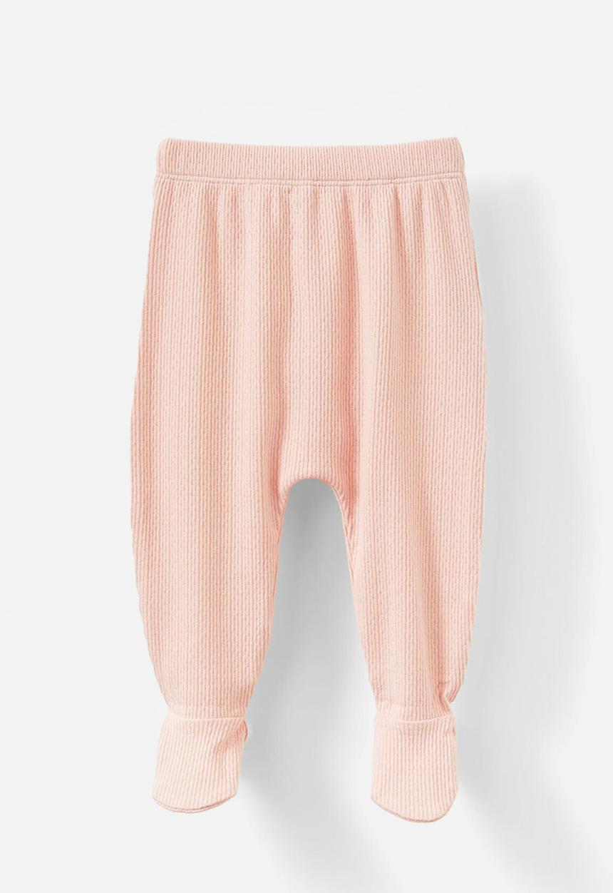 Cotton On - Organic pointelle footed legging - soft musk