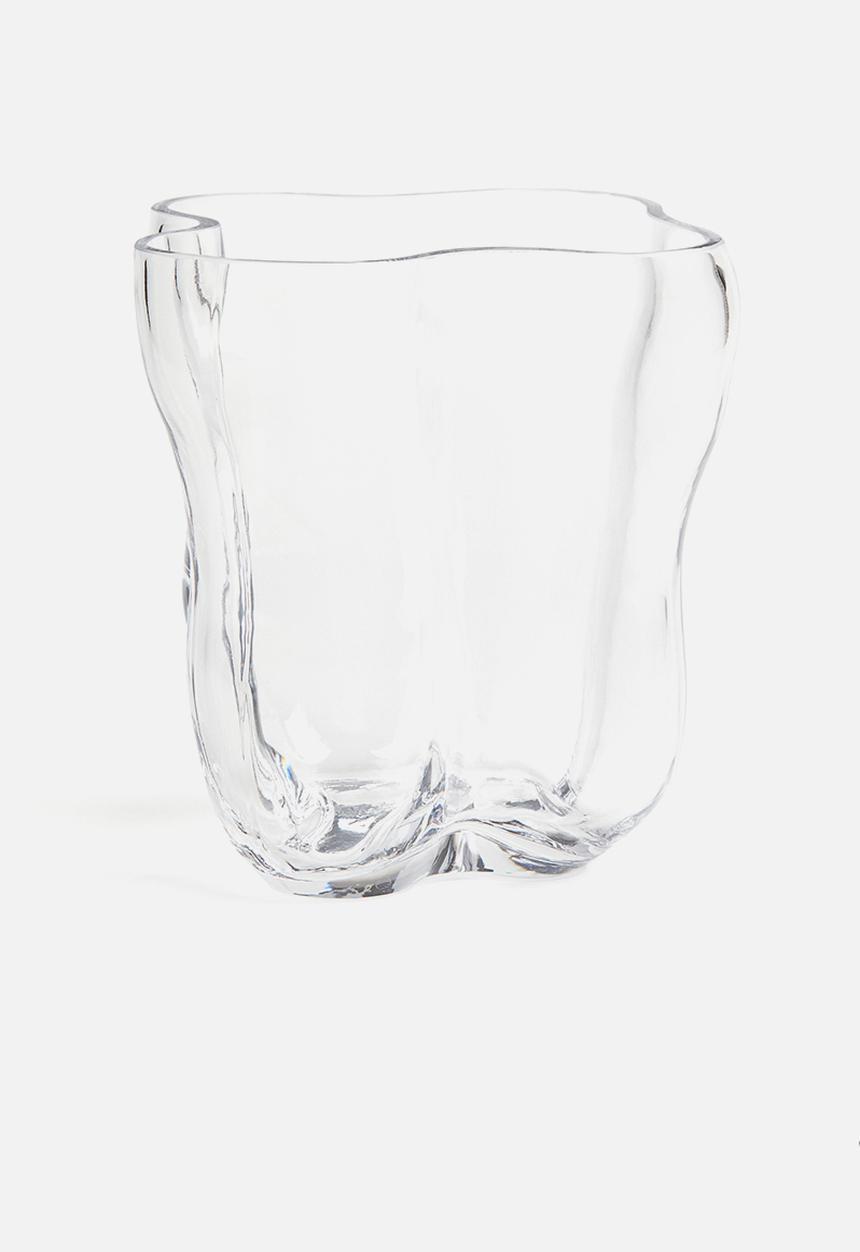 H&M - Large glass vase - transparent