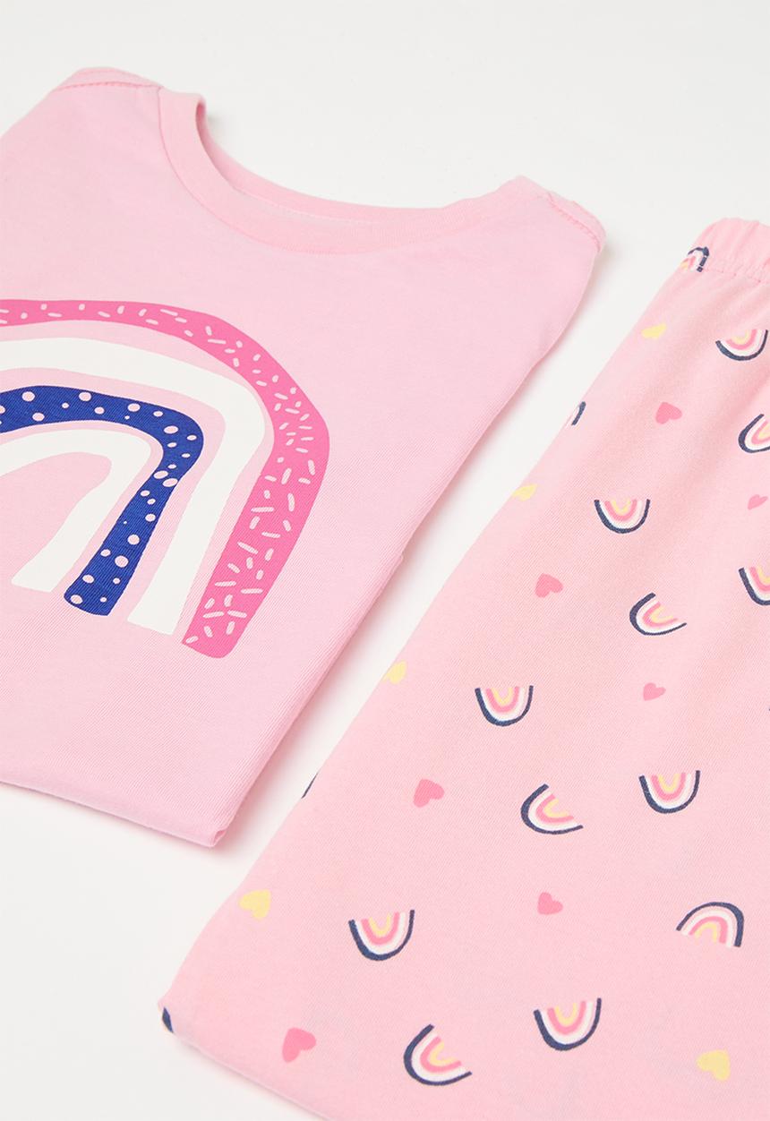 Pop Candy - Pj set-pink/rainbow