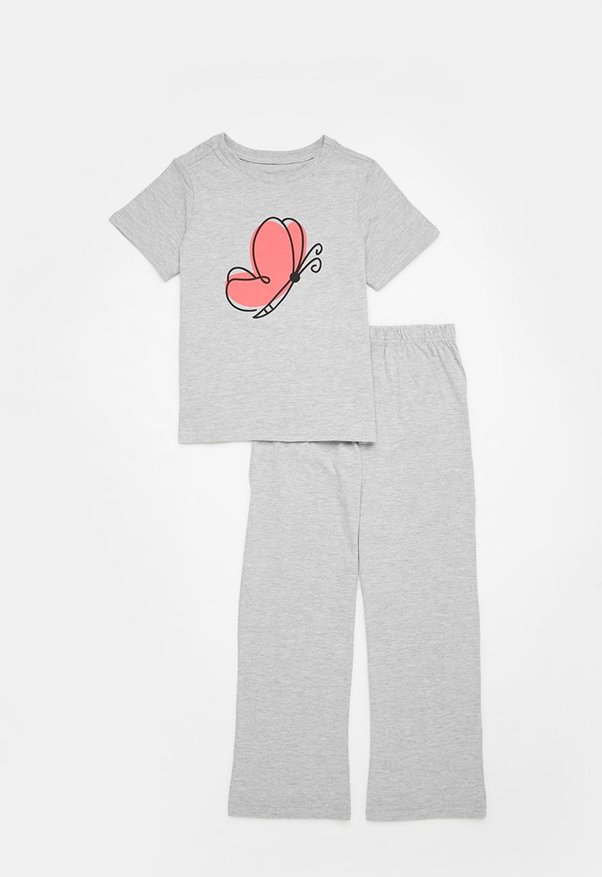 Pop Candy - Pj set- grey & grey
