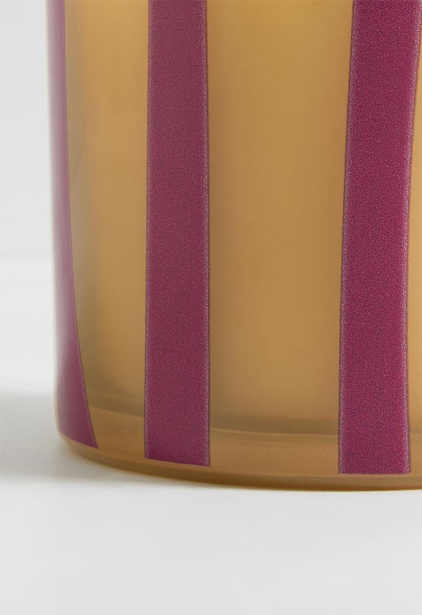 H&S - Candle in Glass - Yellow & Pink