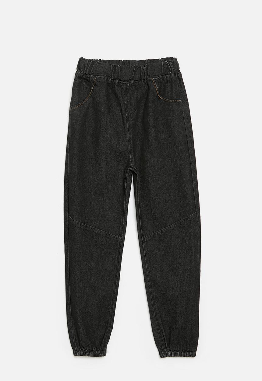 Pop Candy - Denim jogger jeans- black