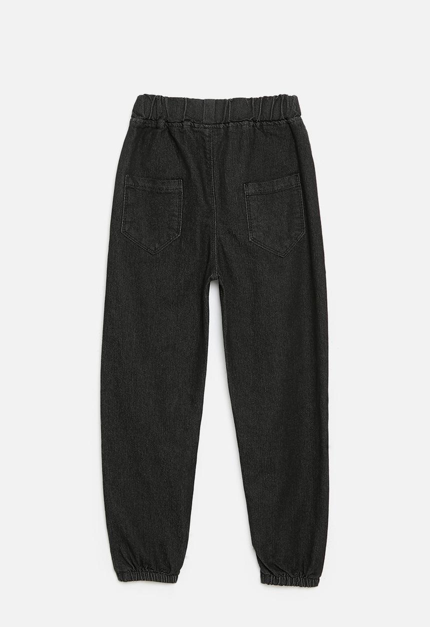 Pop Candy - Denim jogger jeans- black