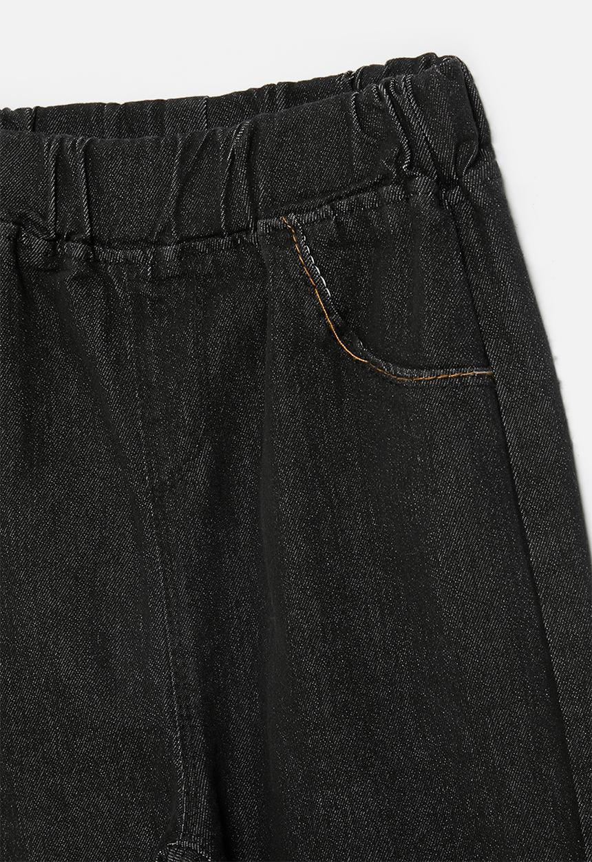 Pop Candy - Denim jogger jeans- black