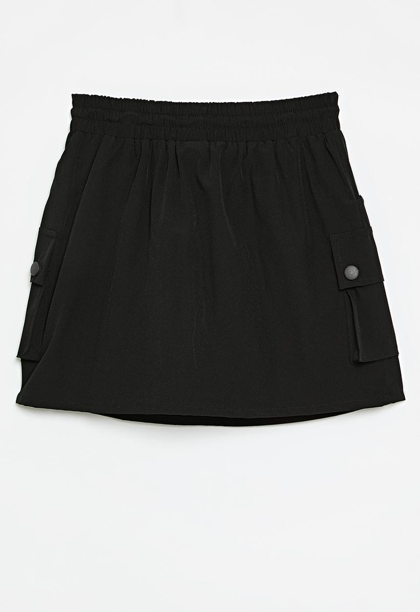 Pop Candy - Utility skirt-black
